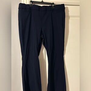 Liz Claiborne Navy Blue  pull on Pants 18 Womens